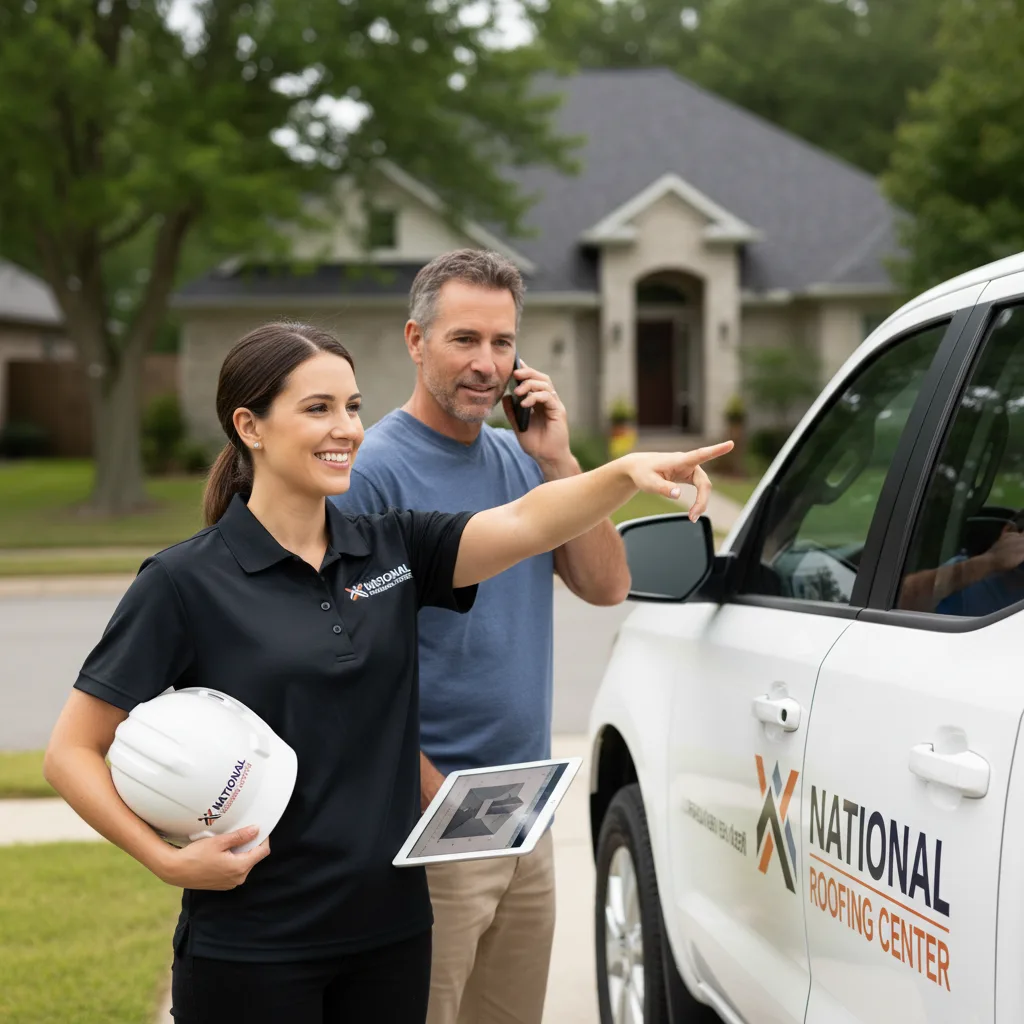 National Roofing Center customer support in Luther